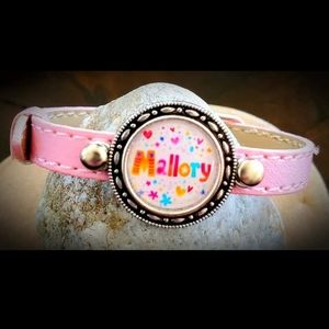 KIDS Custom Leather Adjustable Bracelets